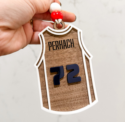 Personalized Sports Jersey Ornament