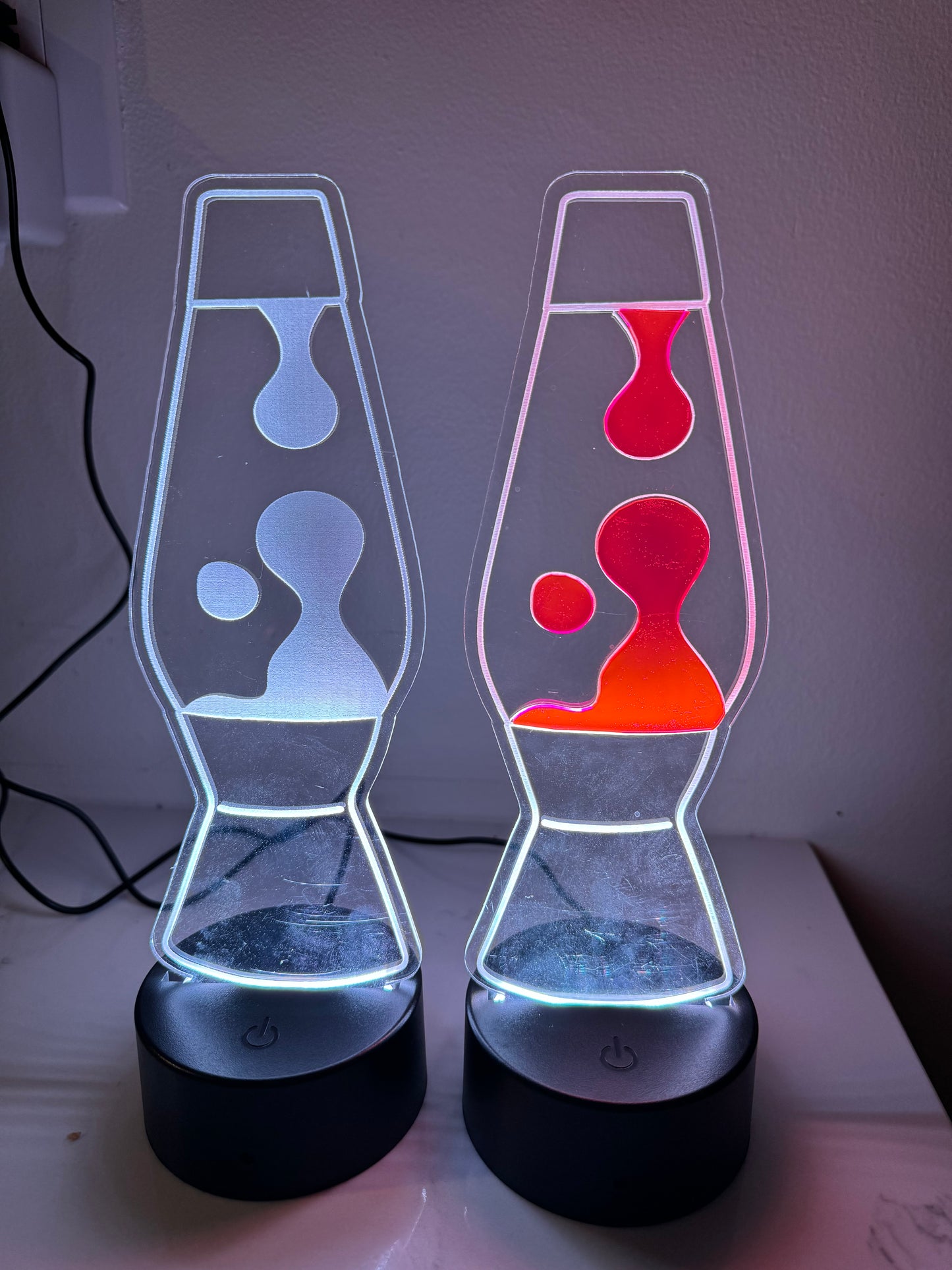 Lava Lamp Desk Lamp- 2-options availble | Acrylic Light