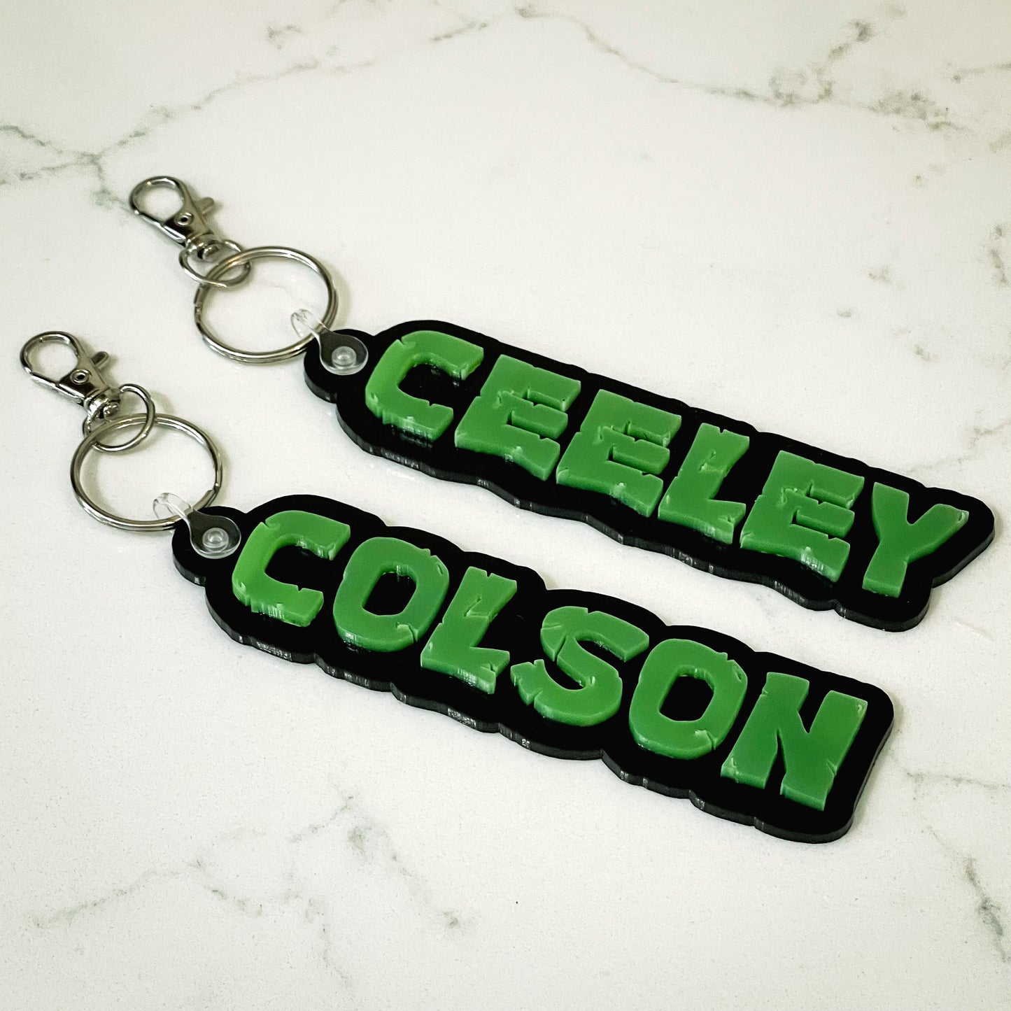 Personalized TMNT Inspired Acrylic Keychain