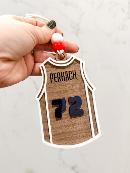 Personalized Sports Jersey Ornament