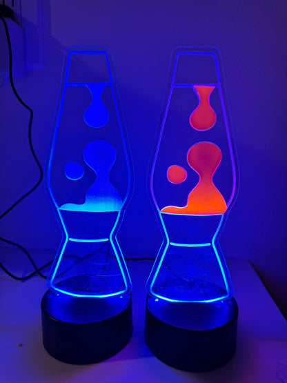 Lava Lamp Desk Lamp- 2-options availble | Acrylic Light