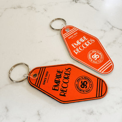 Empire Records | Retro Motel Keychain