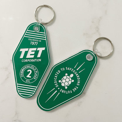 TET Corporation - The Dark Tower series | Retro Motel Keychain