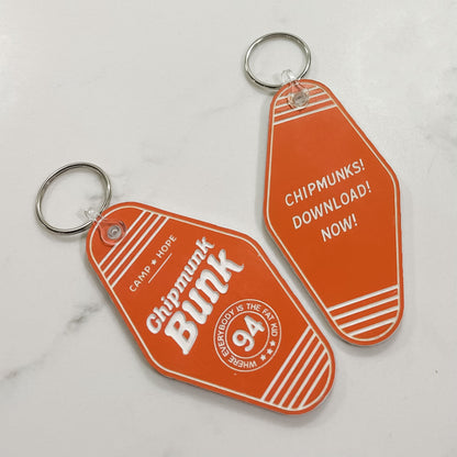 Heavyweights - Chipmunk Bunk | Retro Motel Keychain