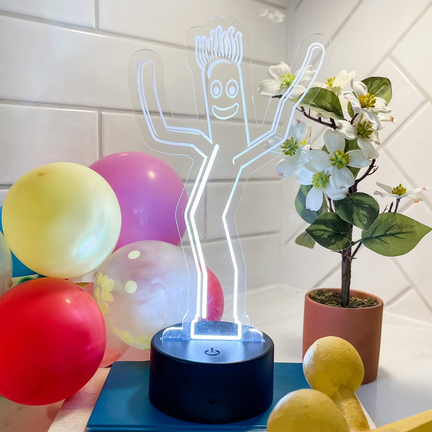 Wacky Wavy Inflatable Tube Man Lamp | Acrylic Light