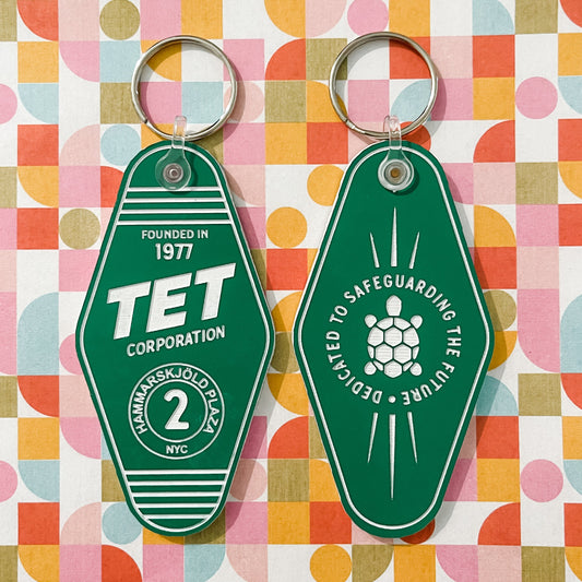 TET Corporation - The Dark Tower series | Retro Motel Keychain