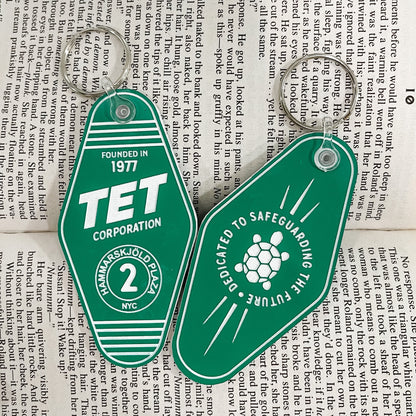 TET Corporation - The Dark Tower series | Retro Motel Keychain